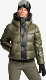 RevolutionRace Ulkoilutakki, Kuoritakki & Tuulitakki – Vihreä – Raise Puffer Ski Jacket Naiset Kambaba Green, Koko:3XL