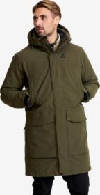 RevolutionRace Ulkoilutakki, Kuoritakki & Tuulitakki – Vihreä – Rhyme 2L Insulated Parka Miehet Forest Night, Koko:XS