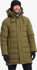 RevolutionRace Ulkoilutakki, Kuoritakki & Tuulitakki – Vihreä – Scenic Insulated Parka Miehet Dark Olive, Koko:XL