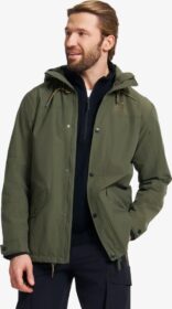 RevolutionRace Ulkoilutakki, Kuoritakki & Tuulitakki – Vihreä – Shalloon Jacket Miehet Forest Night, Koko:XS