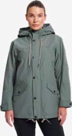 RevolutionRace Ulkoilutakki, Kuoritakki & Tuulitakki – Vihreä – Shalloon Jacket Naiset Balsam Green, Koko:S