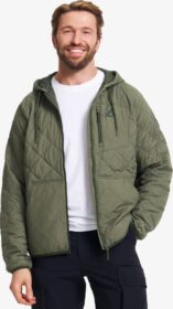RevolutionRace Ulkoilutakki, Kuoritakki & Tuulitakki – Vihreä – Tapa Quilt Insulated Jacket Miehet Kalamata, Koko:2XL