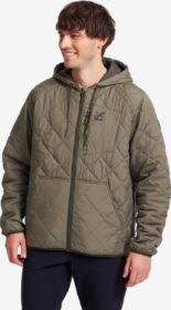 RevolutionRace Ulkoilutakki, Kuoritakki & Tuulitakki – Vihreä – Tapa Quilt Insulated Jacket Miehet Kalamata, Koko:L