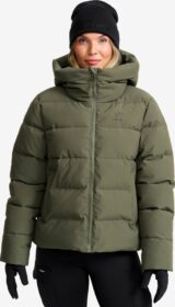RevolutionRace Ulkoilutakki, Kuoritakki & Tuulitakki – Vihreä – Voight Puffer Jacket Naiset Kambaba Green, Koko:XL