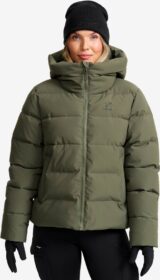RevolutionRace Ulkoilutakki, Kuoritakki & Tuulitakki – Vihreä – Voight Puffer Jacket Naiset Kambaba Green, Koko:M