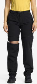 RevolutionRace Universe Lightweight Zip-off Pants Naiset Black, Koko:L – Zip-off-housut