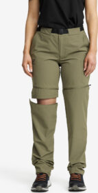 RevolutionRace Zip-off-housut – Vihreä – Elevate Hiking Zip-off Pants Naiset Kalamata, Koko:2XL