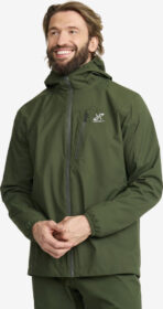 RevolutionRace > Sade- Ja Kuoritakit – Vihreä – Vector 2L Jacket Miehet Forest Green, Koko:4XL
