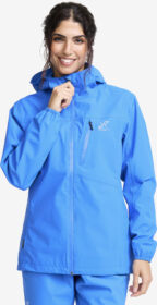 RevolutionRace > Takit > Sade- Ja Kuoritakit – Sininen – Vector 2L Jacket Naiset French Blue, Koko:2XL