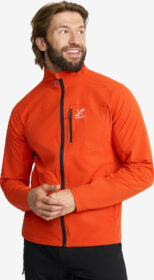 RevolutionRace > Softshell-takit – Oranssi – Venue Stretch Jacket Miehet Pureed Pumpkin, Koko:S