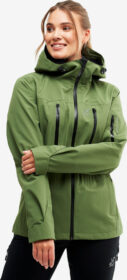 RevolutionRace Whisper Jacket Naiset Bronze Green, Koko:XS – Ulkoilutakki, Kuoritakki & Tuulitakki