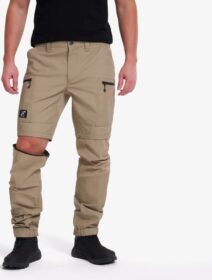 RevolutionRace Zip-off-housut – Beige – Nordwand Pro Zip-off Pants Miehet Khaki, Koko:M