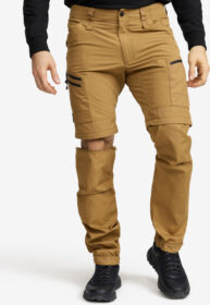 RevolutionRace Zip-off-housut – Keltainen – RVRC GP Pro Zip-off Pants Miehet Dijon, Koko:S