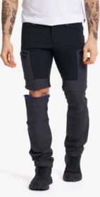 RevolutionRace Zip-off-housut – Musta – RVRC GP Pro Zip-off Pants Miehet Black, Koko:3XL