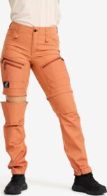 RevolutionRace Zip-off-housut – Oranssi – RVRC GP Pro Zip-off Pants Naiset Sunburn, Koko:L