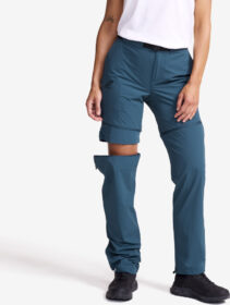 RevolutionRace Zip-off-housut – Sininen – Elevate Hiking Zip-off Pants Naiset Moonlit Ocean, Koko:L