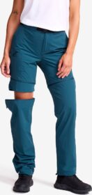 RevolutionRace Zip-off-housut – Sininen – Elevate Hiking Zip-off Pants Naiset Moonlit Ocean, Koko:M