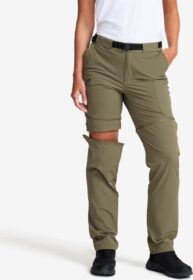 RevolutionRace Zip-off-housut – Vihreä – Elevate Hiking Zip-off Pants Naiset Kalamata, Koko:XL