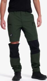 RevolutionRace Zip-off-housut – Vihreä – Nordwand Pro Zip-off Pants Miehet Forest Green/Black, Koko:M