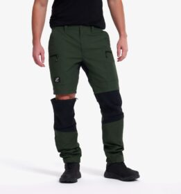 RevolutionRace Zip-off-housut – Vihreä – Nordwand Pro Zip-off Pants Miehet Forest Green/Black, Koko:2XL