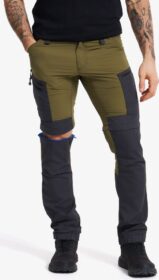 RevolutionRace Zip-off-housut – Vihreä – RVRC GP Pro Zip-off Pants Miehet Dark Olive, Koko:XL