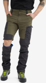 RevolutionRace Zip-off-housut – Vihreä – RVRC GP Pro Zip-off Pants Miehet Dark Olive, Koko:S