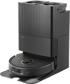 Roborock Qrevo Plus Pussiton musta Pyöreä Pölypussi 033 L 63 dB
