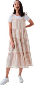 Salsa Jeans Flowing Hihaton Midi-mekko