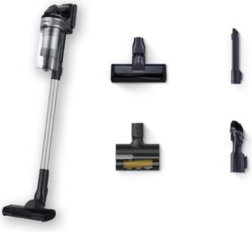 Samsung Jet 65 Pet VS15A60AGR5 varsi-imuri 150 W 2-in-1 pölypussiton hopea