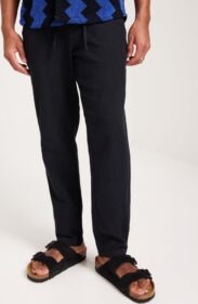 Selected Homme SLH172-Slimtape Brody Linen Pant No Pellavahousut Black