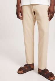 Selected Homme SLH196-Straight-Brody Linen Pant Ex Pellavahousut Incense Mixed W Oatmeal