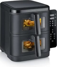 Severin Severin Air-Fryer S-Fry Duo Stack FR 2468 Musta