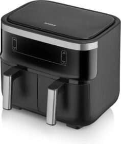 Severin Severin FR 2453 Airfryer kaksoinen 2×4 L Musta