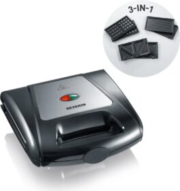 Severin Severin SA 2968 voileipägrilli multi 3 in 1 Musta