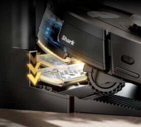 SHARK Shark PowerDetect NeverTouch Pro RV2800ZEEU -robotti-imuri musta kivenvärinen