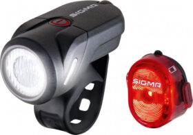 Sigma Sport Aura 45 USB K-Set – Polkupyörän lamppusarja black