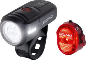 Sigma Sport Aura 45 USB K-Set – Polkupyörän lamppusarja black