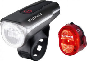 Sigma Sport Aura 60 USB K-Set – Polkupyörän lamppusarja black