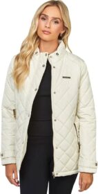 Siksilk Belted Quilted Takki