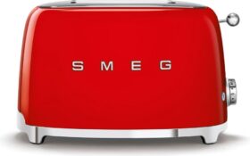 Smeg Smeg 50’s Style leivänpaahdin 2 viipaletta Punainen