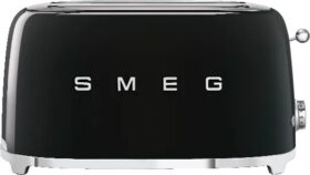 Smeg Smeg 50’s Style leivänpaahdin 4×2 viipaletta Musta