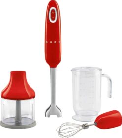 Smeg Smeg 50’s Style sauvasekoitin setti 4 osaa Punainen