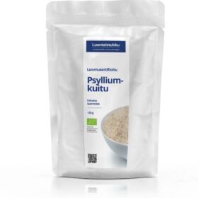 Suomen Luontaistukku Oy Luomu Psyllium-jauhe (Parasta ennen 4.10.2026)