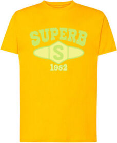 Superb 1982 Lyhythihainen t-paita Superb 1982  SPRBCA-2201-YELLOW  EU XS