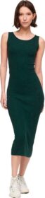 Superdry Backless Knitted Hihaton Midi-mekko