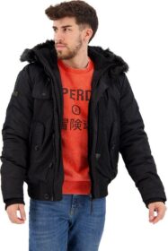 Superdry Chinook Rescue Bomber Jacket Musta XL Mies