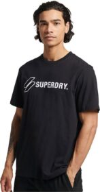 Superdry Code Sl Applique T-shirt Musta S Mies