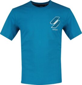 Superdry Code Sl Classic Che T-shirt Sininen S Mies