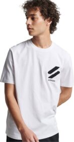 Superdry Code Sl Classic Che T-shirt Valkoinen L Mies