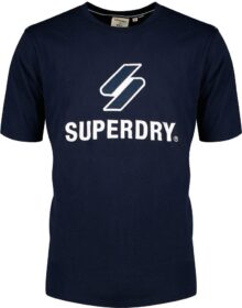 Superdry Code Sl Stacked Apq T-shirt Musta S Mies